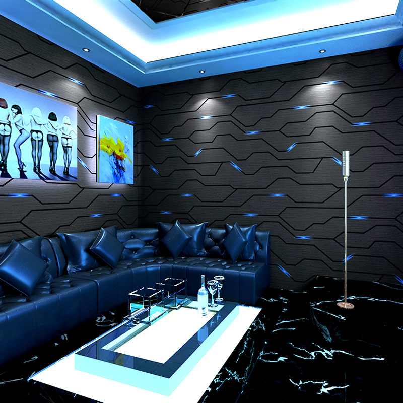 Esports Gaming Houses - KTV Wallpaper Wall Covering 3D Stereo