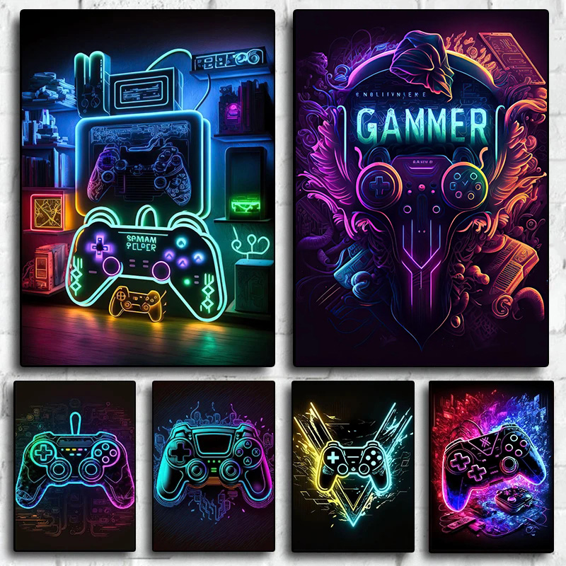 Modern Neon Pop Cool Gaming Wa - огляд і ціна Esports Gaming Houses