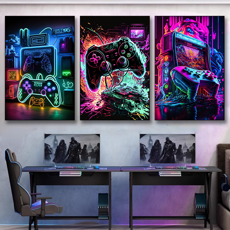 Modern Neon Pop Cool Gaming Wa - огляд і ціна Esports Gaming Houses