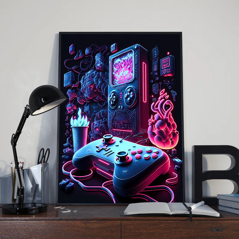 Modern Neon Pop Cool Gaming Wa - огляд і ціна Esports Gaming Houses