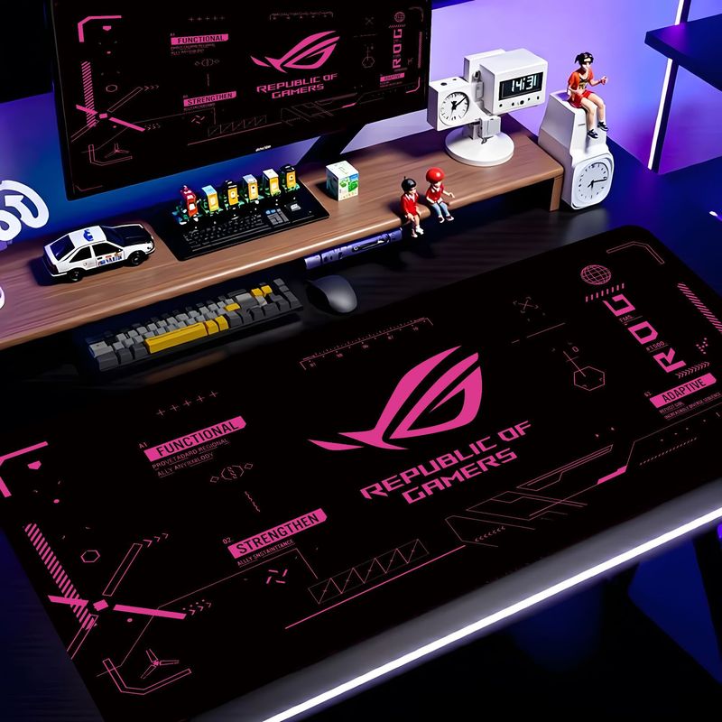 VIKAMA Black Pink ROG Tech Cir - огляд і ціна Esports Gaming Logos